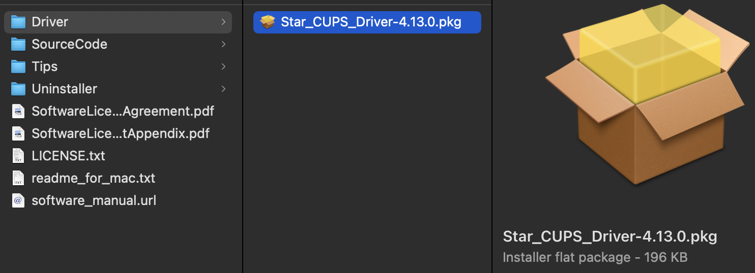 Star tsp100iii receipt printer set up